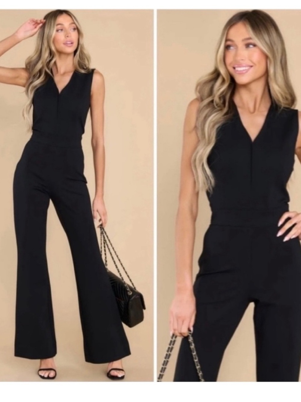 SPANX The Perfect Jumpsuit
Sleeveless Back Zip Bootcut Classic
Black xl
